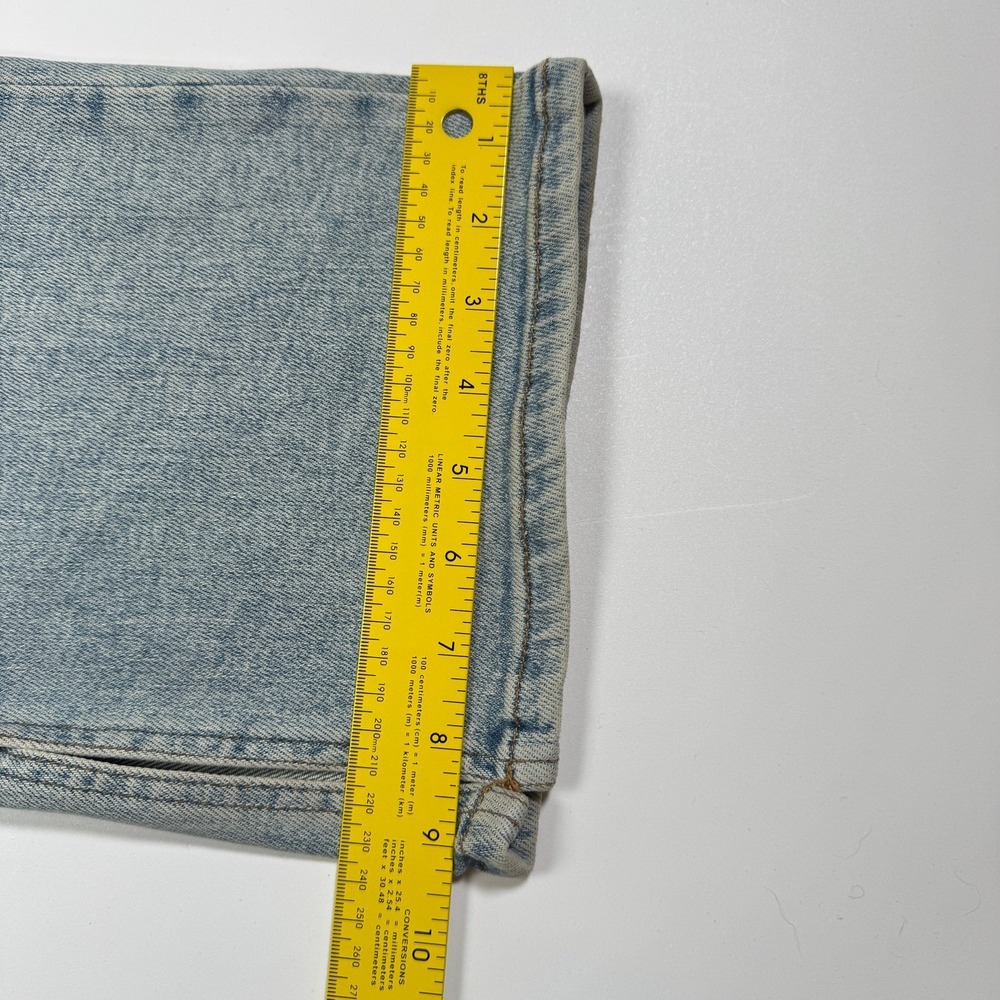 Judy Blue Jeans Womens 16W Light Wash Distressed Straight Side Slit Plus - Picture 15 of 16